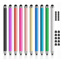 Stylus Pens for Touch Screens 10 Multipack, Universal Stylus Pen High Sensitivity, Stylus Pen for iPhone, iPad, Android, Galaxy Microsoft,Chromebook Tablet All Touch Screens(20 Replaceable Tips)