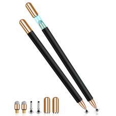 Stylus(2Pcs), Stylus Pens for Touch Screens, Universal Stylus High Precision Sensitivity, Stylus Pen for Android, ipad, iPhone, Galaxy Microsoft, Chromebook Tablet, Compatible with All Touch Screens