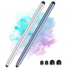 Stylus Pen for Touchscreen, 2-in-1 Universal Stylus Pens High Sensitivity and Precision, Magnetic Stylus Pen Compatible for ipad, iPhone, Android,Galaxy All Capacitive Touch Screens